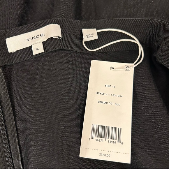 Vince Bias A-Line Skirt in Black Size 16 - Picture 9 of 10